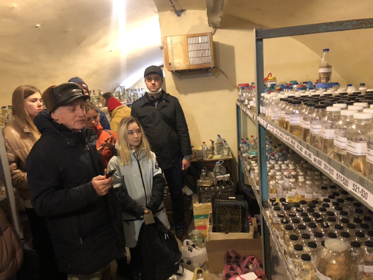 Экскурсия в коллекции гидробионтов Мирового океана