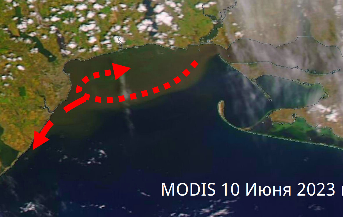 Снимок MODIS