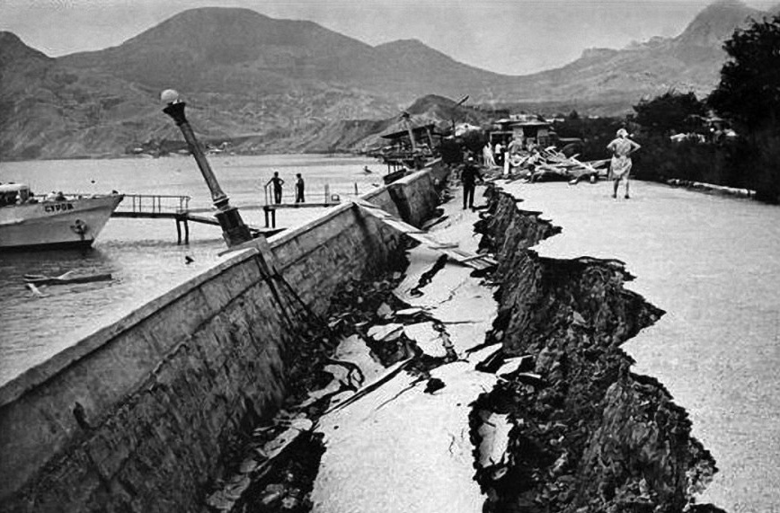 Последствия шторма 13 января 1967 г. Фото 1967 г.