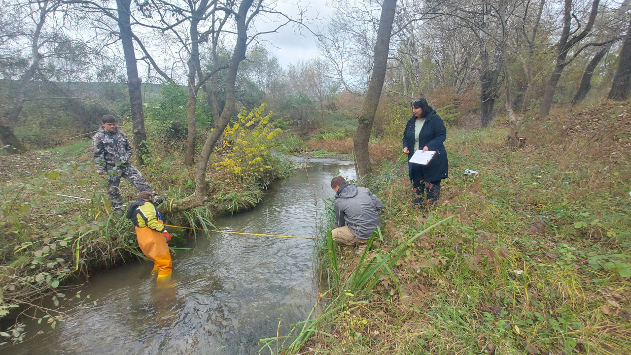Исследования морских устьев рек юго-западного Крыма в 2025 г.